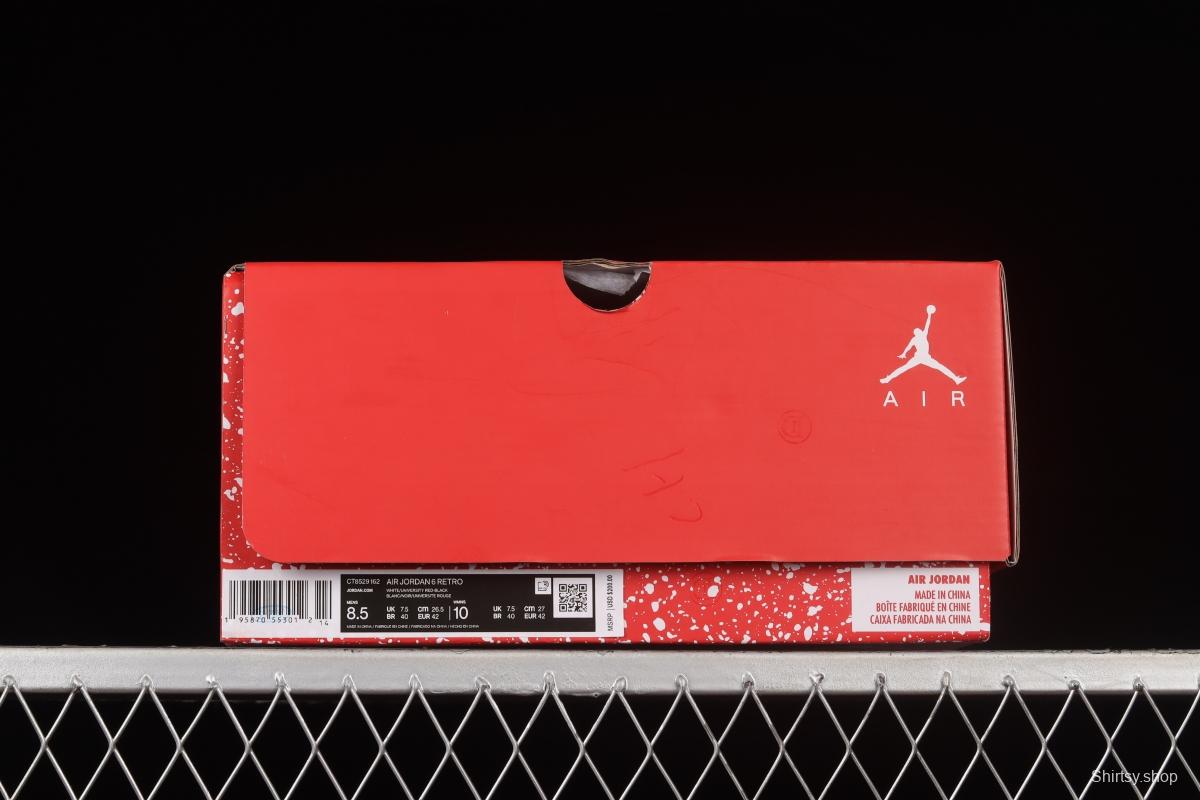 Air Jordan 6 Red Oreo White Red Oreo CT8529-162