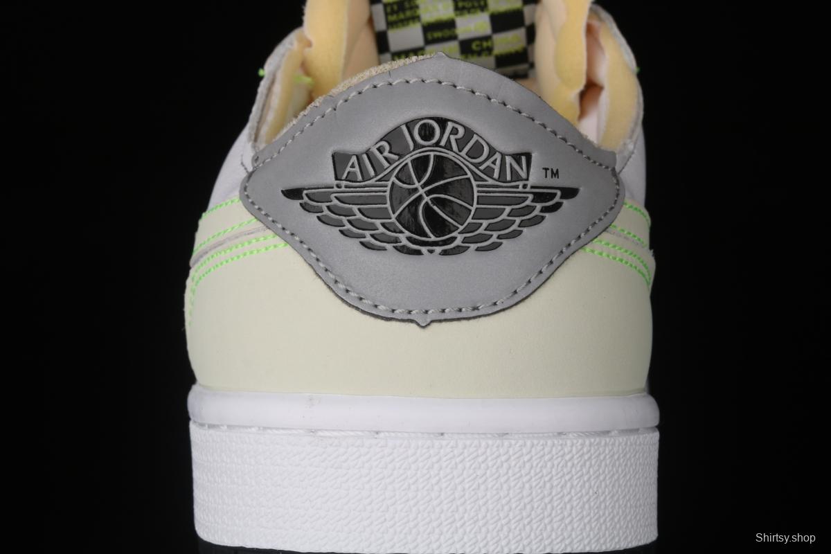 Air Jordan 1 Low OG apple green low top basketball shoes DM7837-103