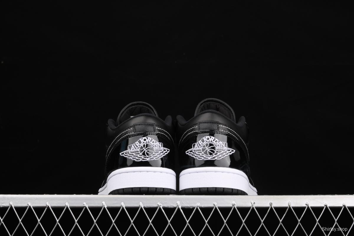 Air Jordan 1 Low ASW low-top all-Star patent leather black low-top basketball shoes DD1650-001