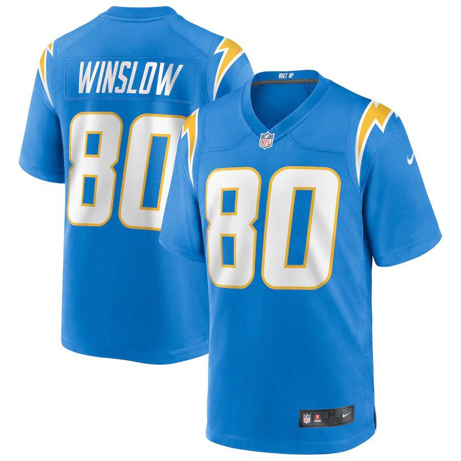 Men's Kellen Winslow Powder Blue Retired Player Limited Team Jersey