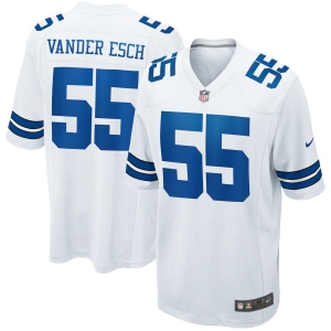 Men's Leighton Vander Esch White Player Limited Team Jersey