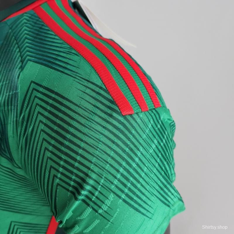 Player Version 2022 Mexico Home Soccer Jersey