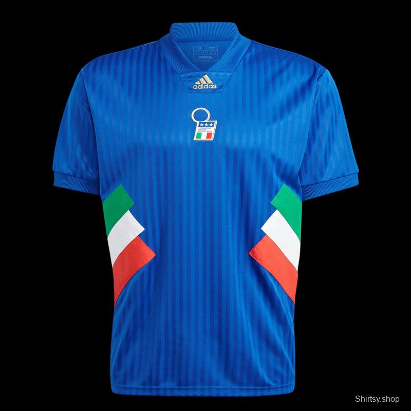 Player Version 2023 Italy Blue Icon Remake Jersey