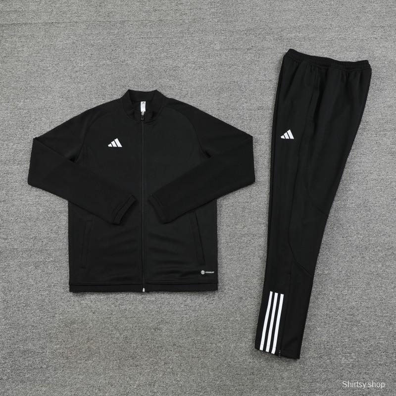 2023 Adidas Black Full Zipper Jacket +Pants