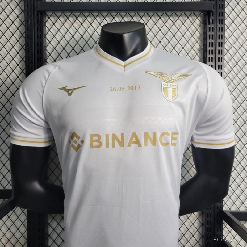 Player Version 23-24 Lazio White 10th Anniversary Edition Jersey